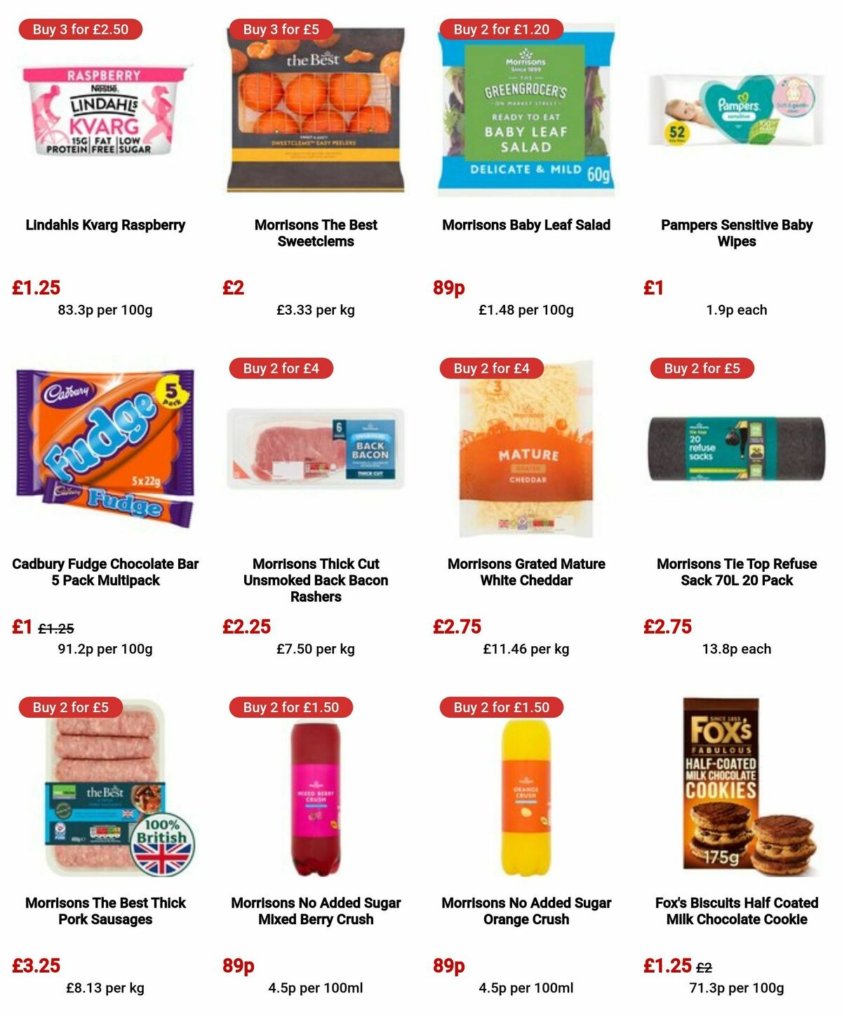 Morrisons Offers from 27 August