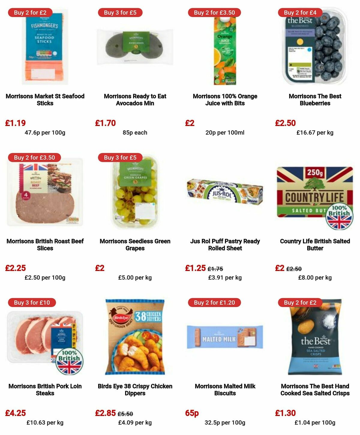 Morrisons Offers from 27 August