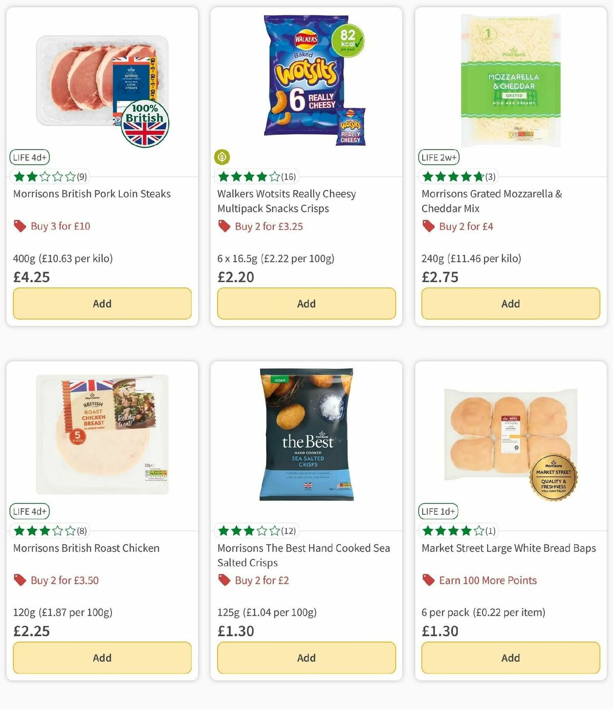 Morrisons Offers from 1 October