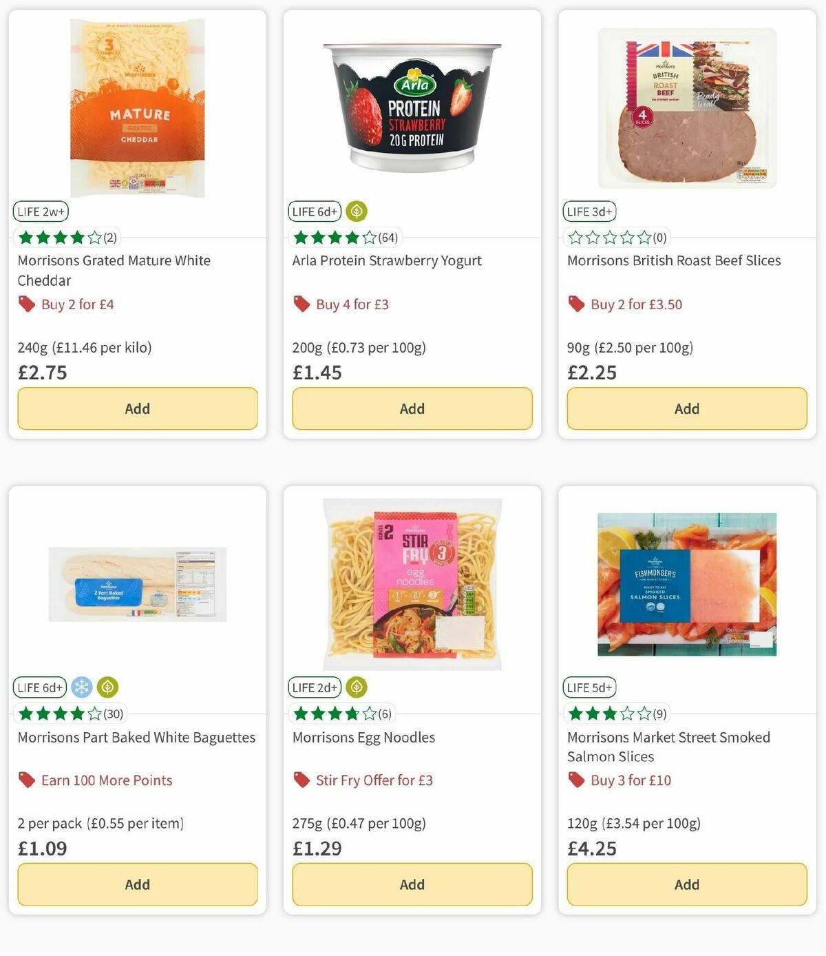 Morrisons Offers from 1 October