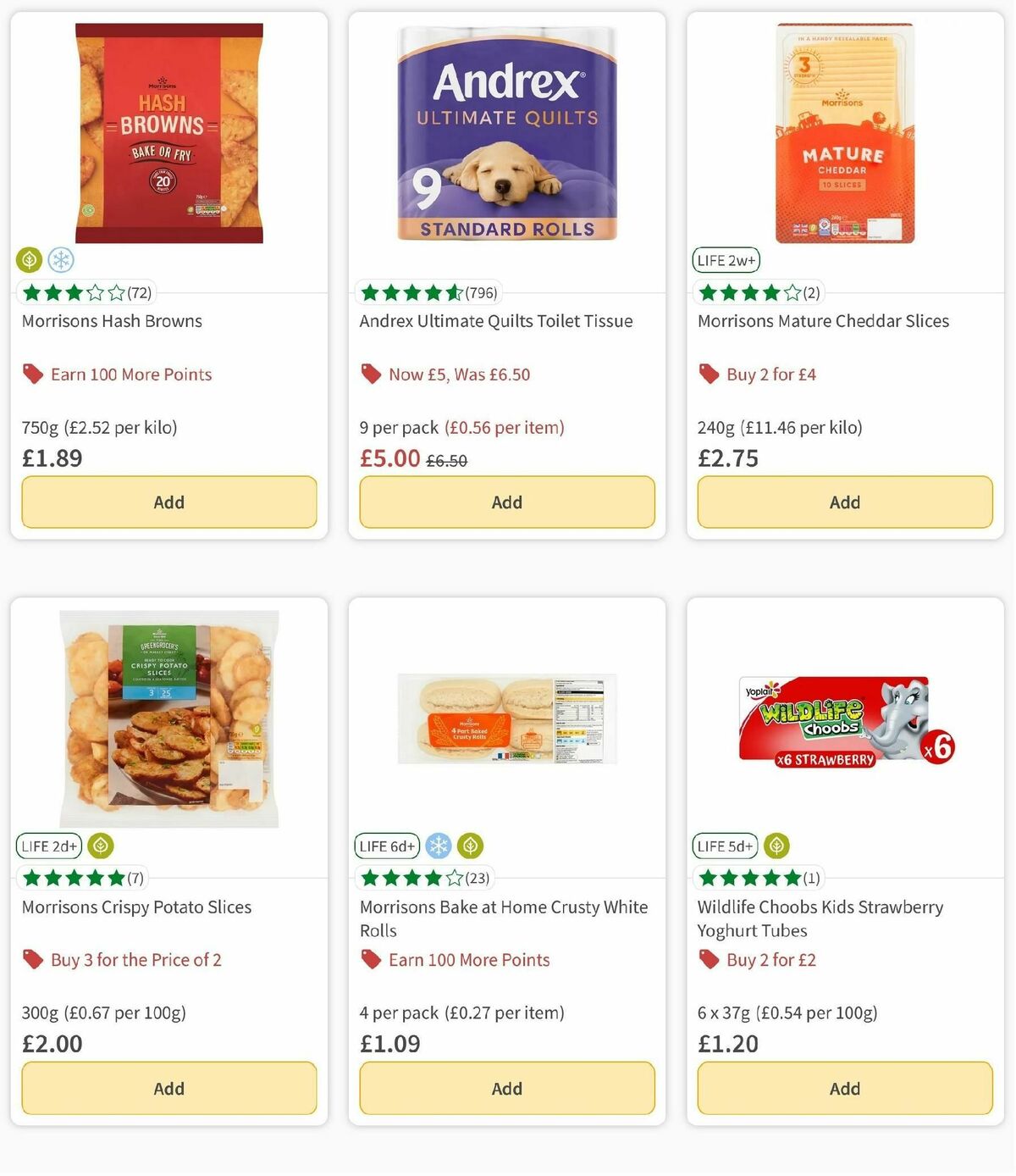 Morrisons Offers from 1 October