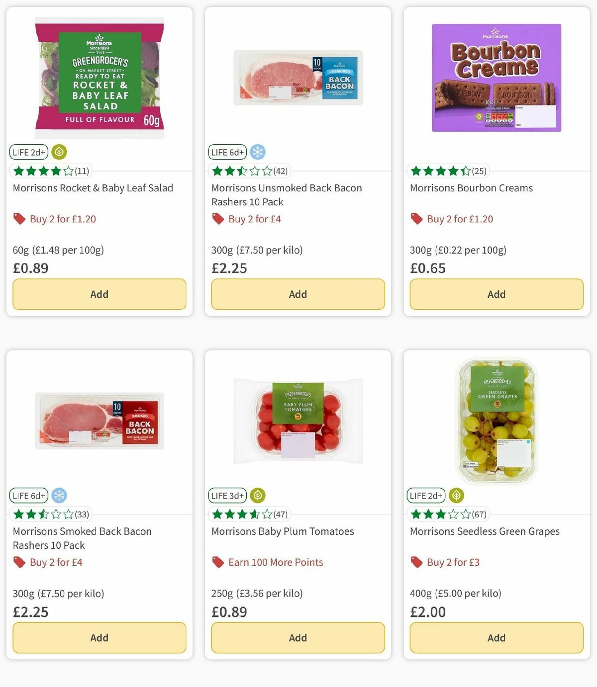 Morrisons Offers from 1 October