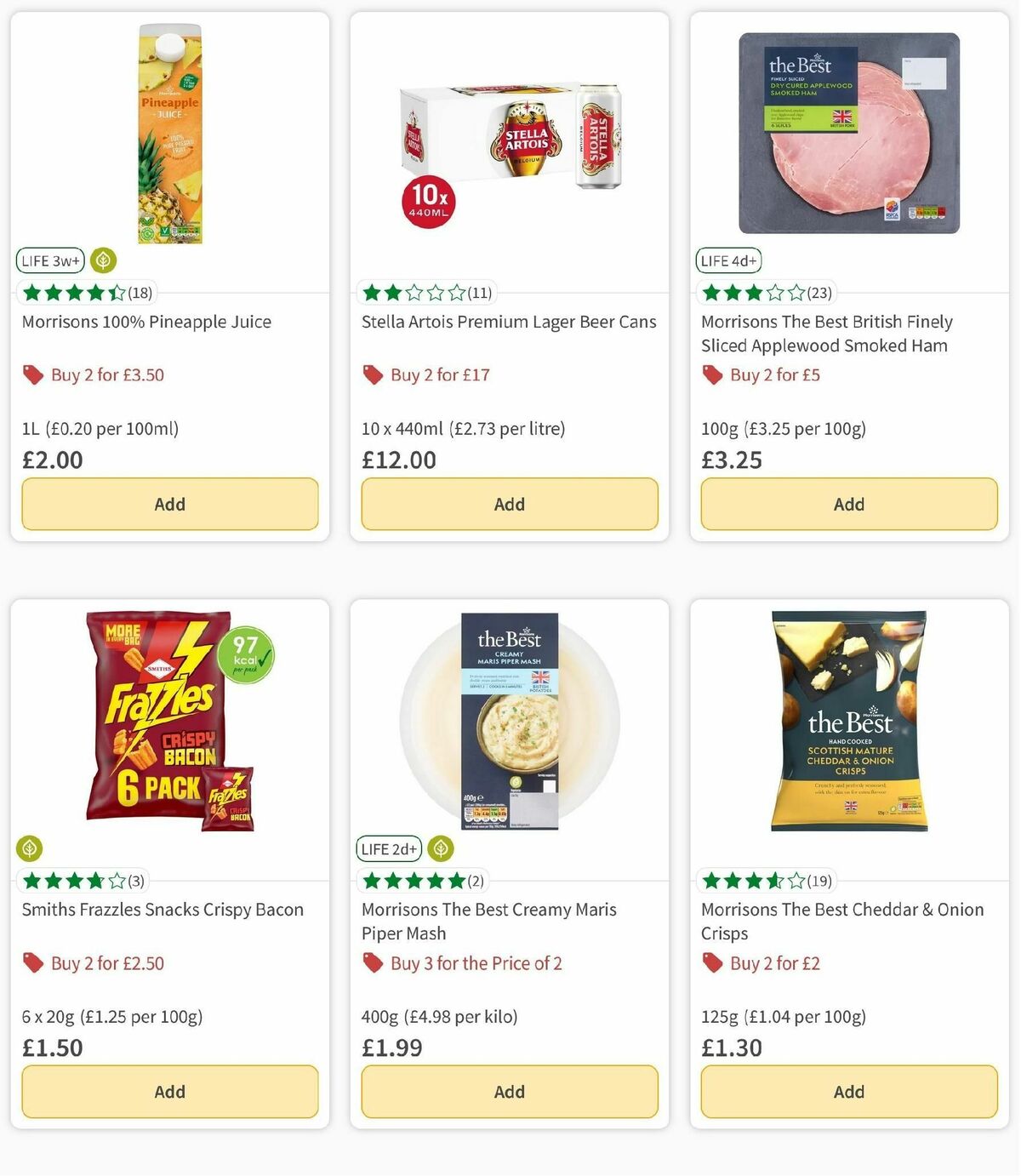 Morrisons Offers from 1 October