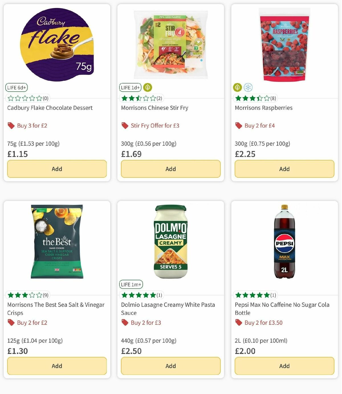 Morrisons Offers from 1 October