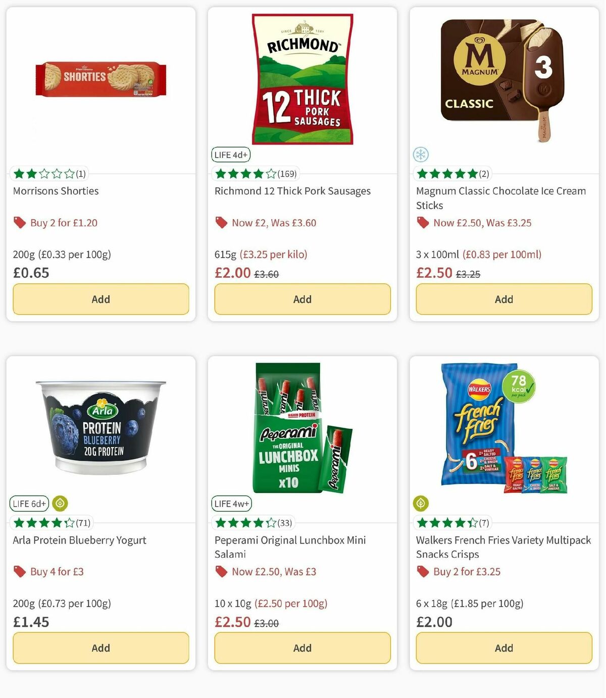 Morrisons Offers from 1 October