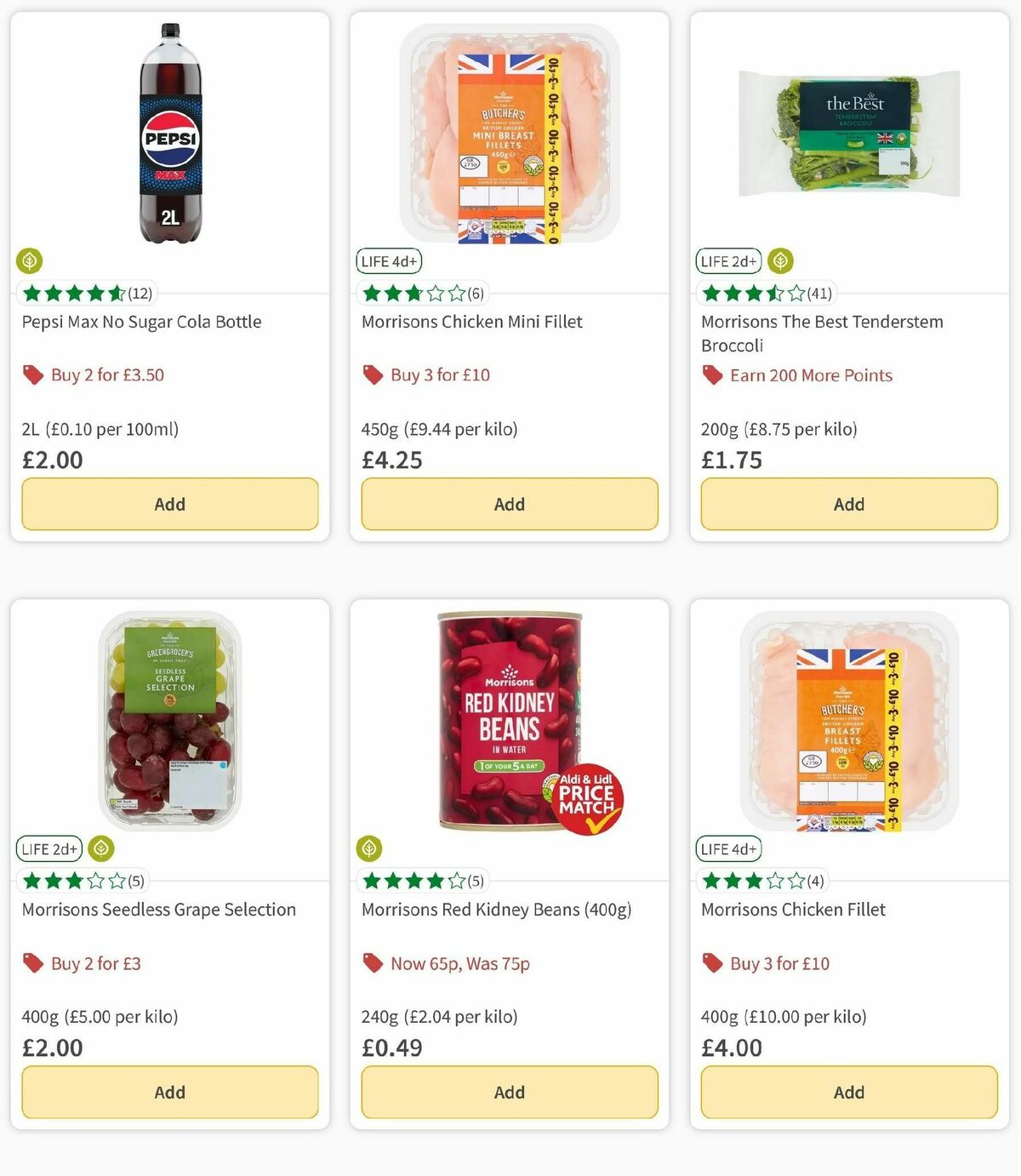 Morrisons Offers from 1 October