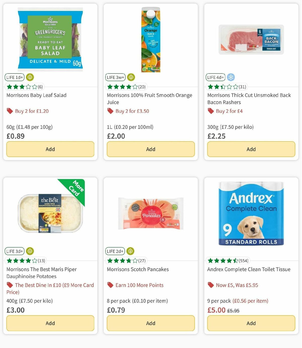 Morrisons Offers from 1 October