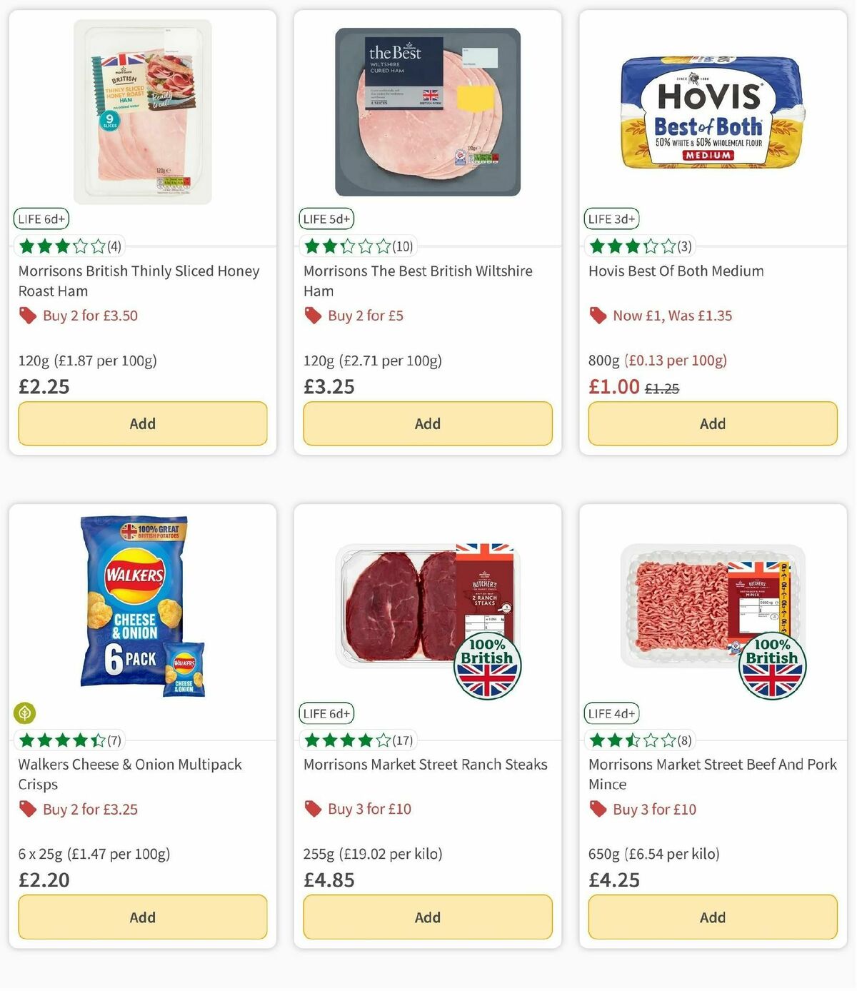 Morrisons Offers from 1 October