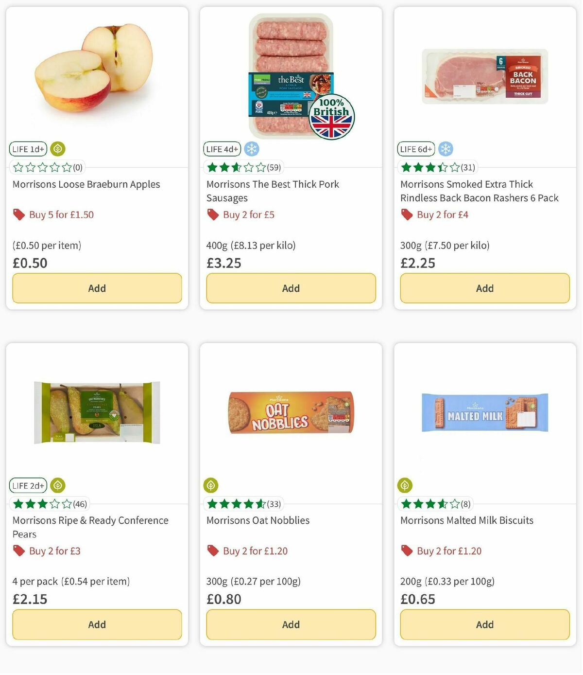 Morrisons Offers from 1 October