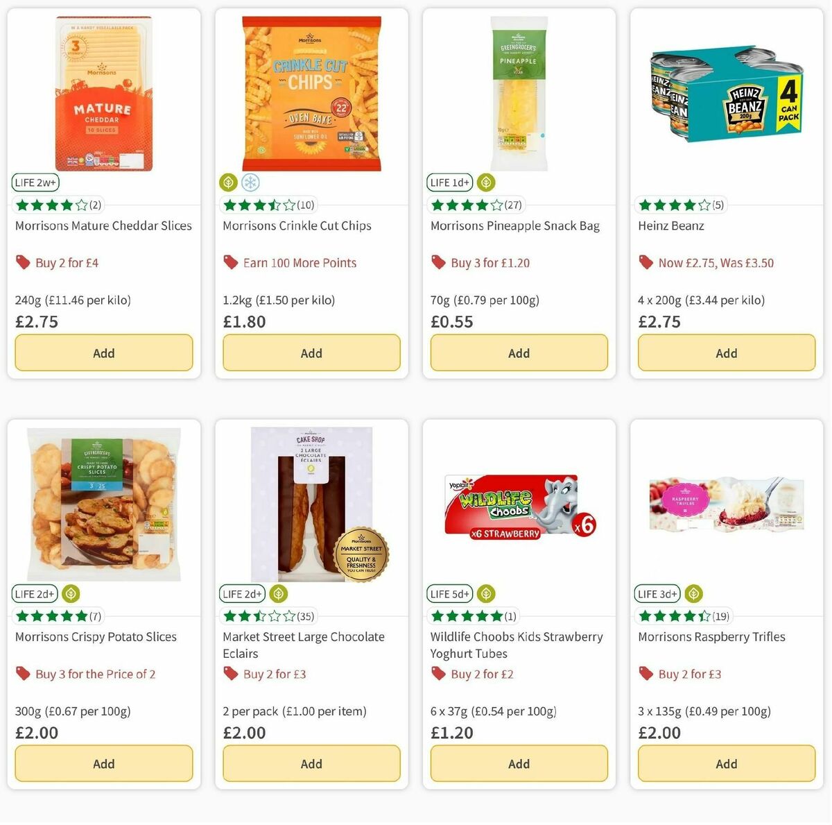 Morrisons Offers from 8 October