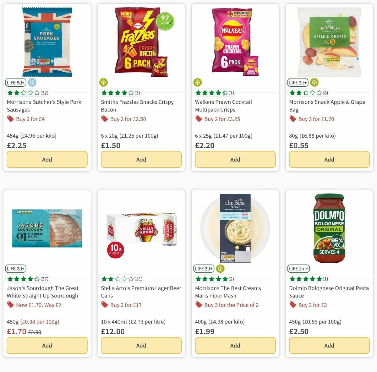 Morrisons Offers from 8 October