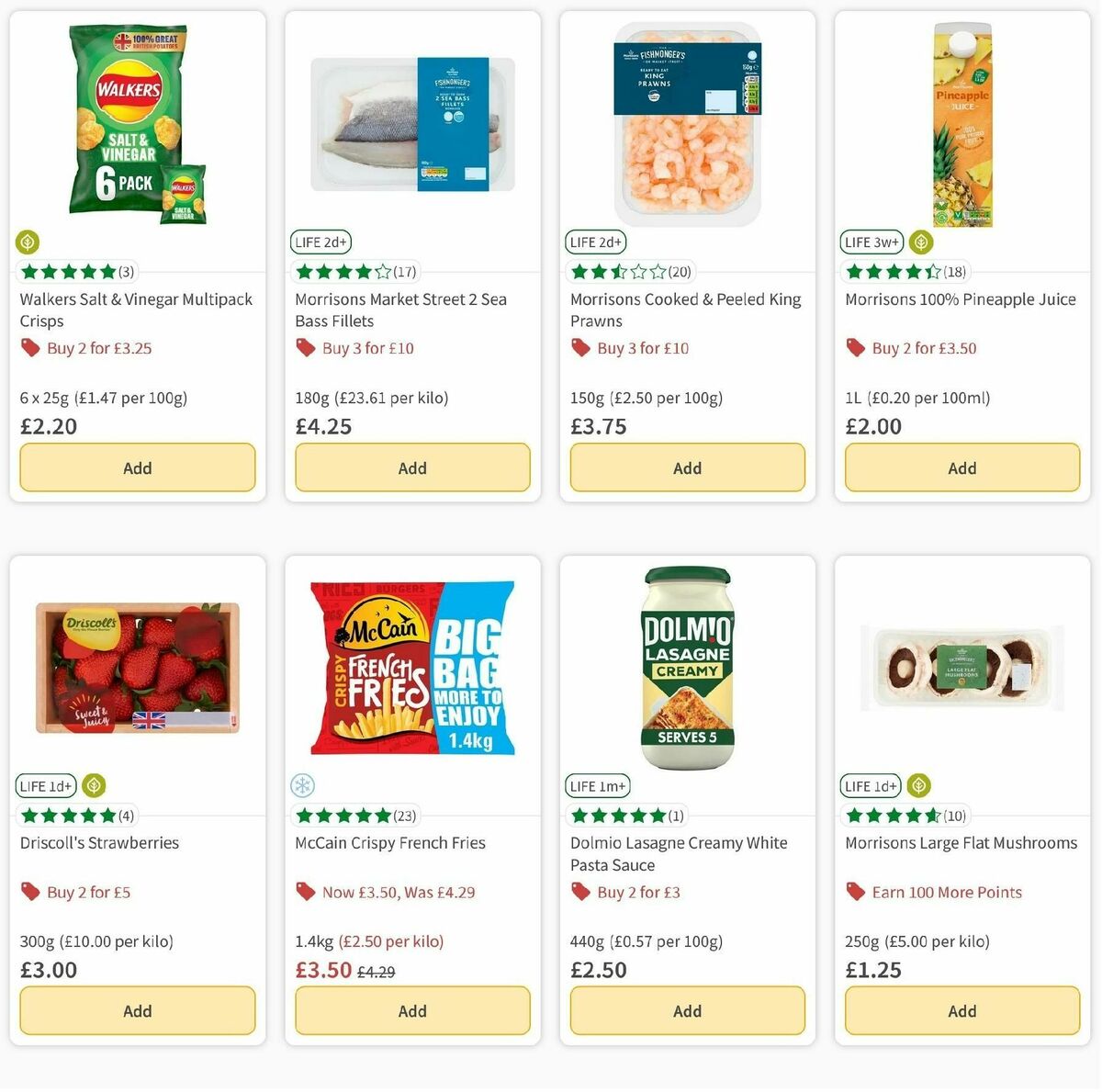 Morrisons Offers from 8 October