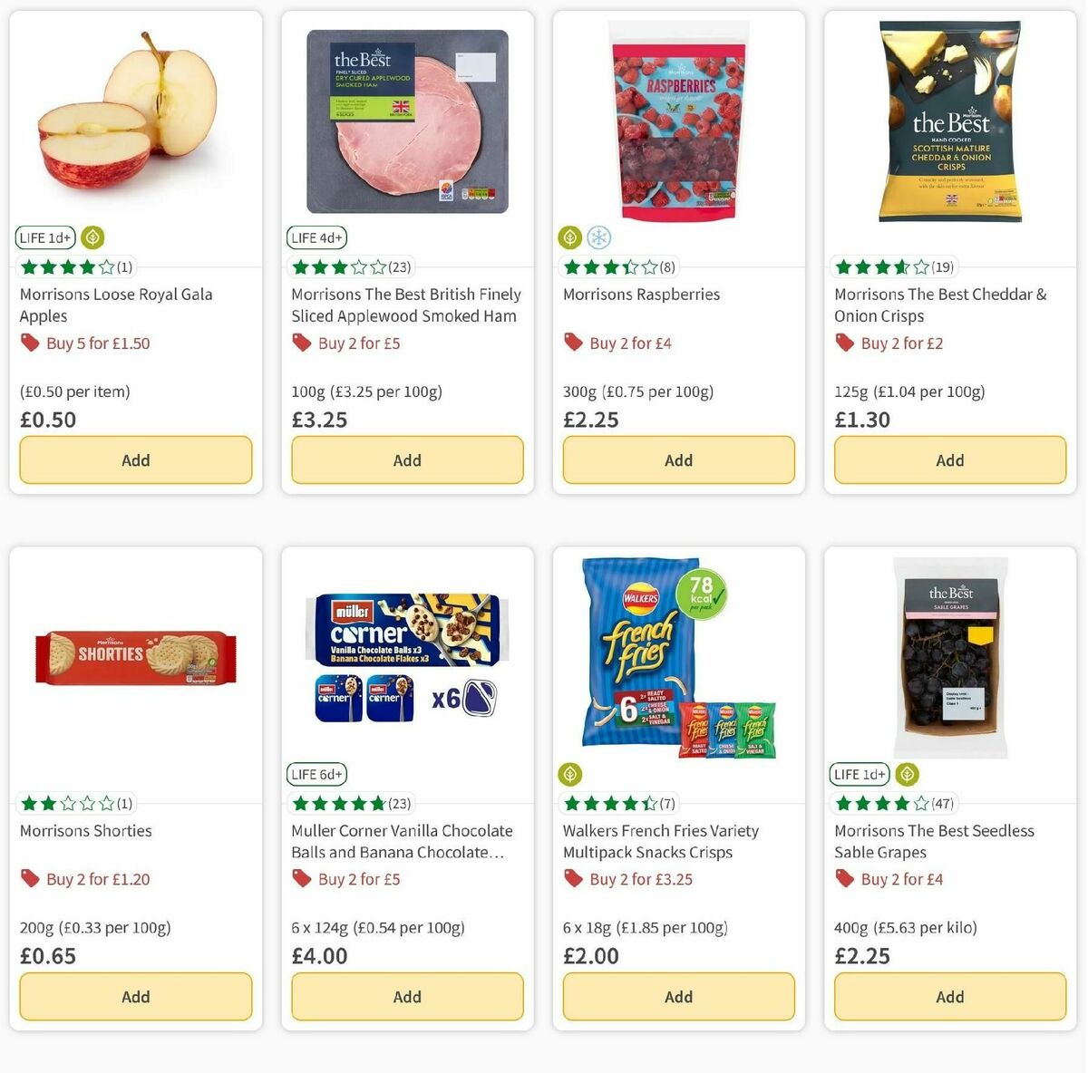 Morrisons Offers from 8 October