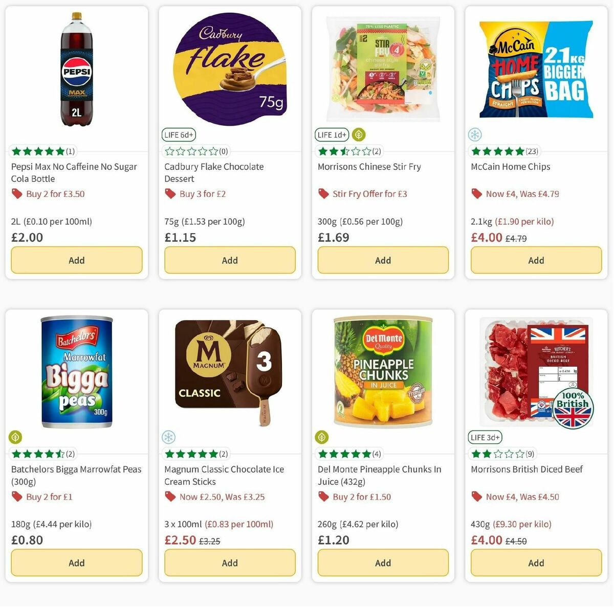 Morrisons Offers from 8 October