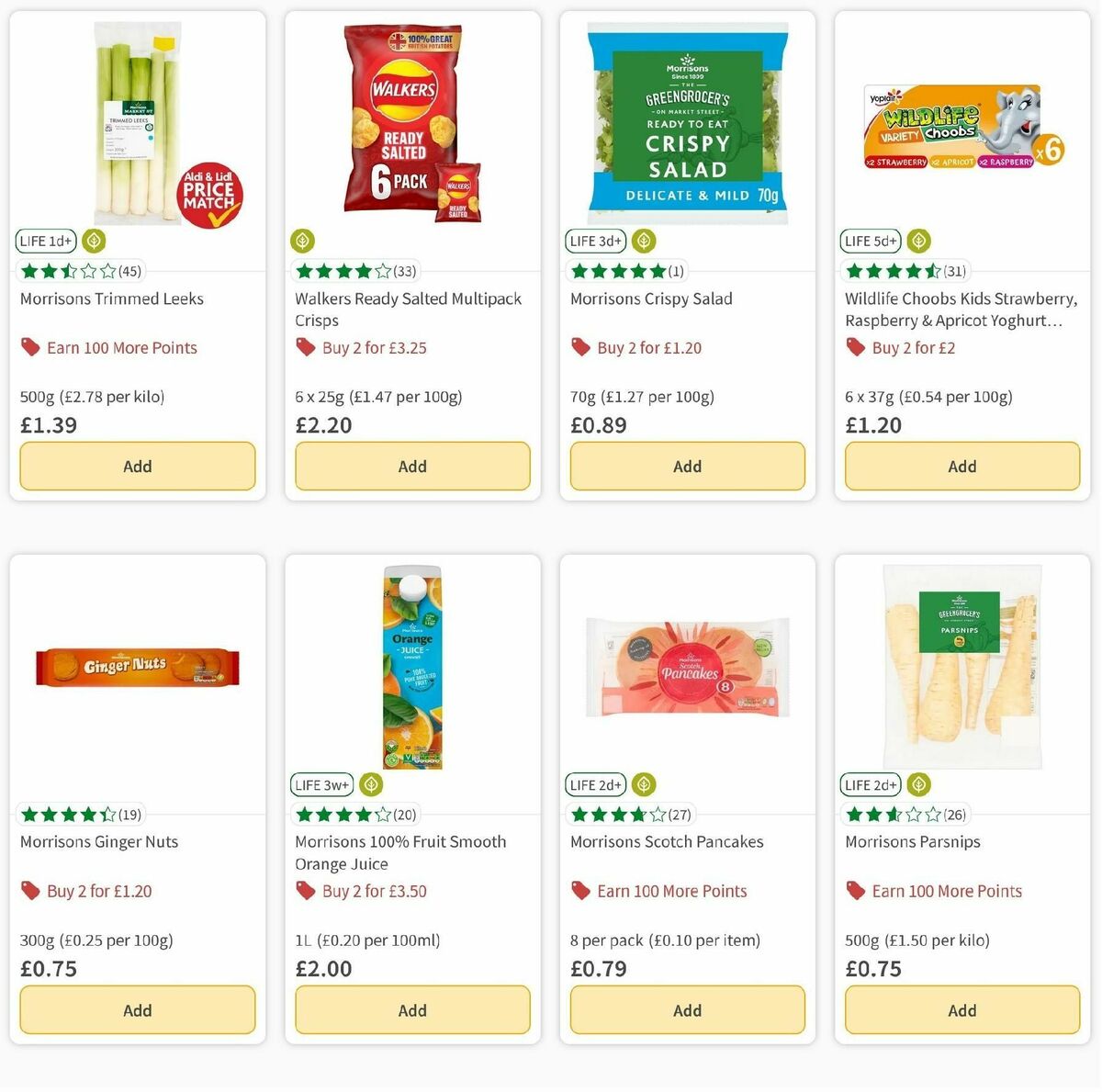 Morrisons Offers from 8 October