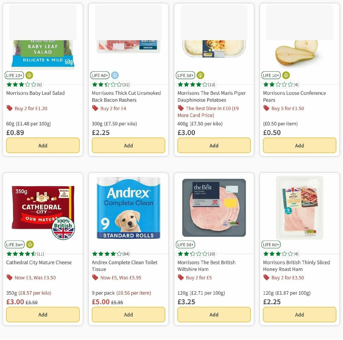 Morrisons Offers from 8 October