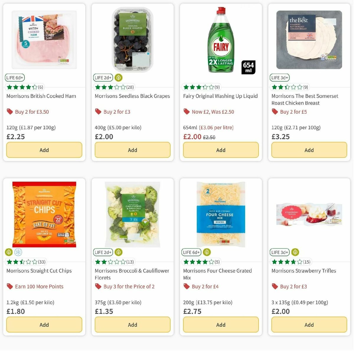 Morrisons Offers from 8 October