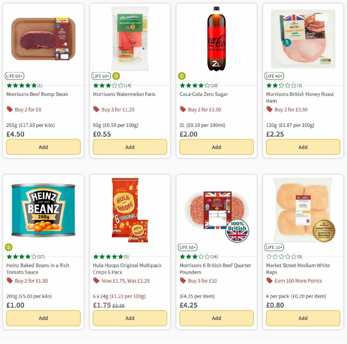 Morrisons Offers from 8 October