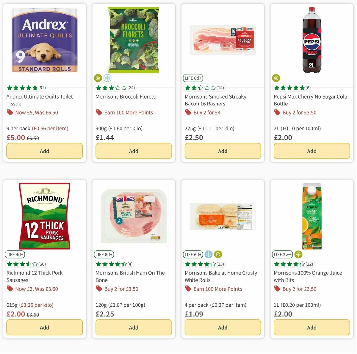 Morrisons Offers from 8 October