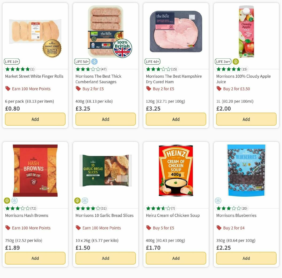 Morrisons Offers from 8 October