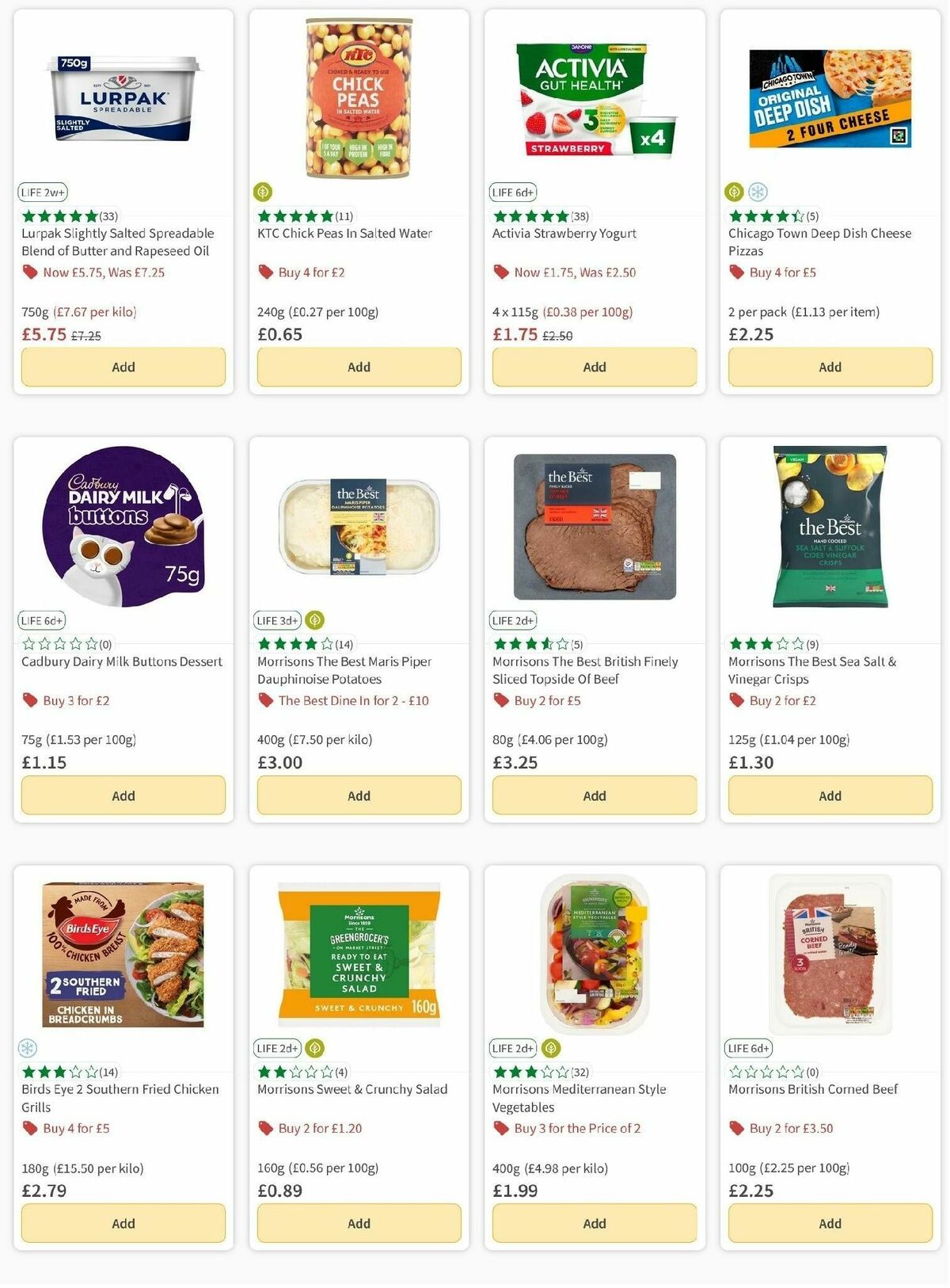 Morrisons Offers from 31 October