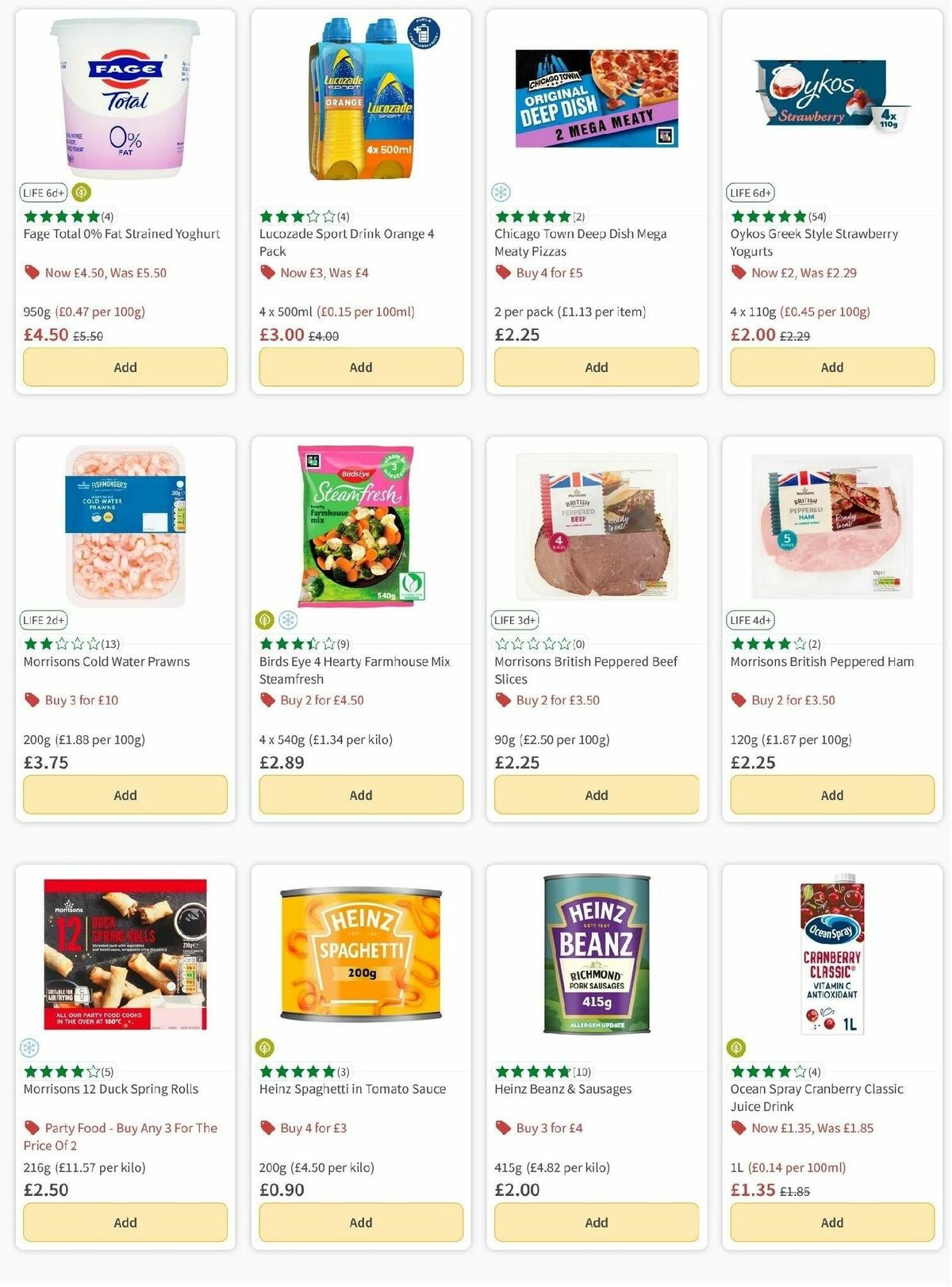 Morrisons Offers from 31 October