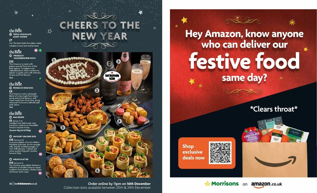 Morrisons Food to Order Offers from 16 November