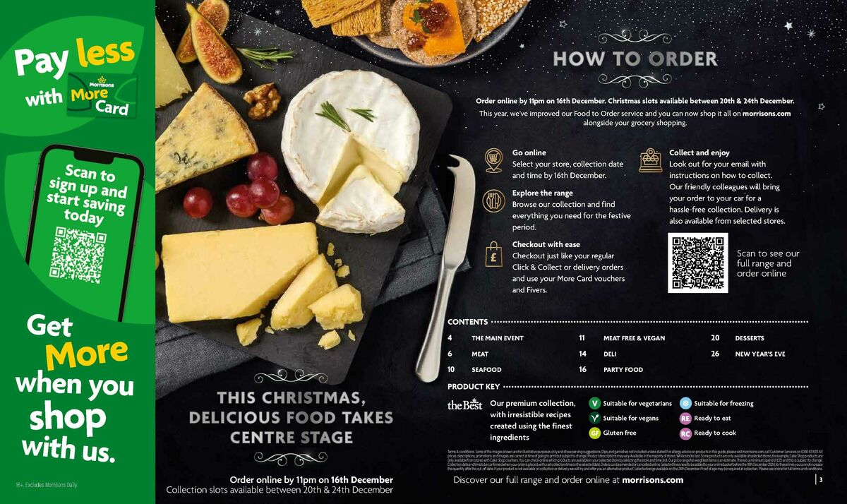 Morrisons Food to Order Offers from 16 November