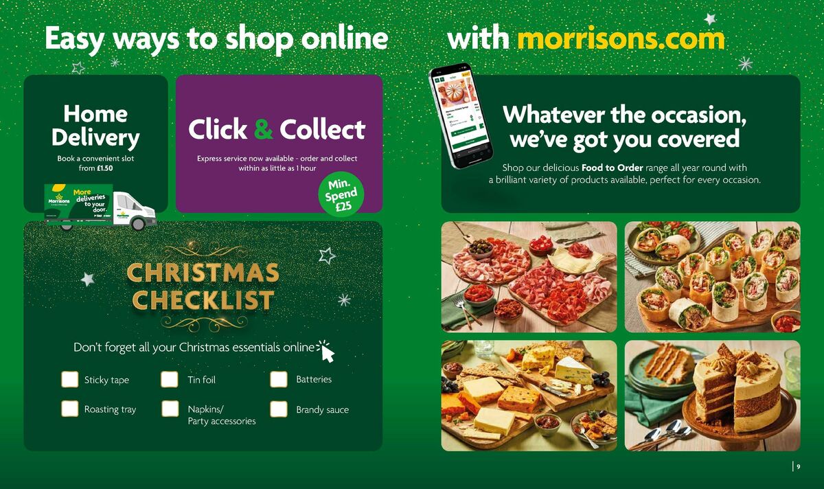 Morrisons Food to Order Offers from 16 November