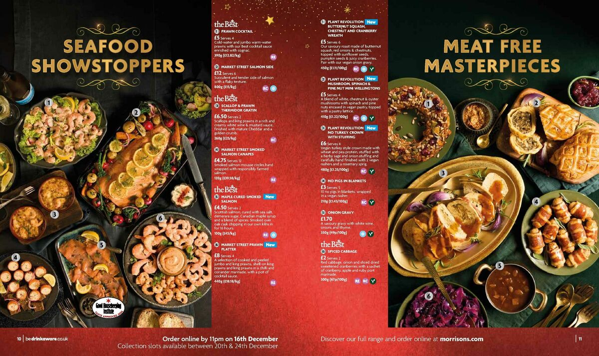 Morrisons Food to Order Offers from 16 November