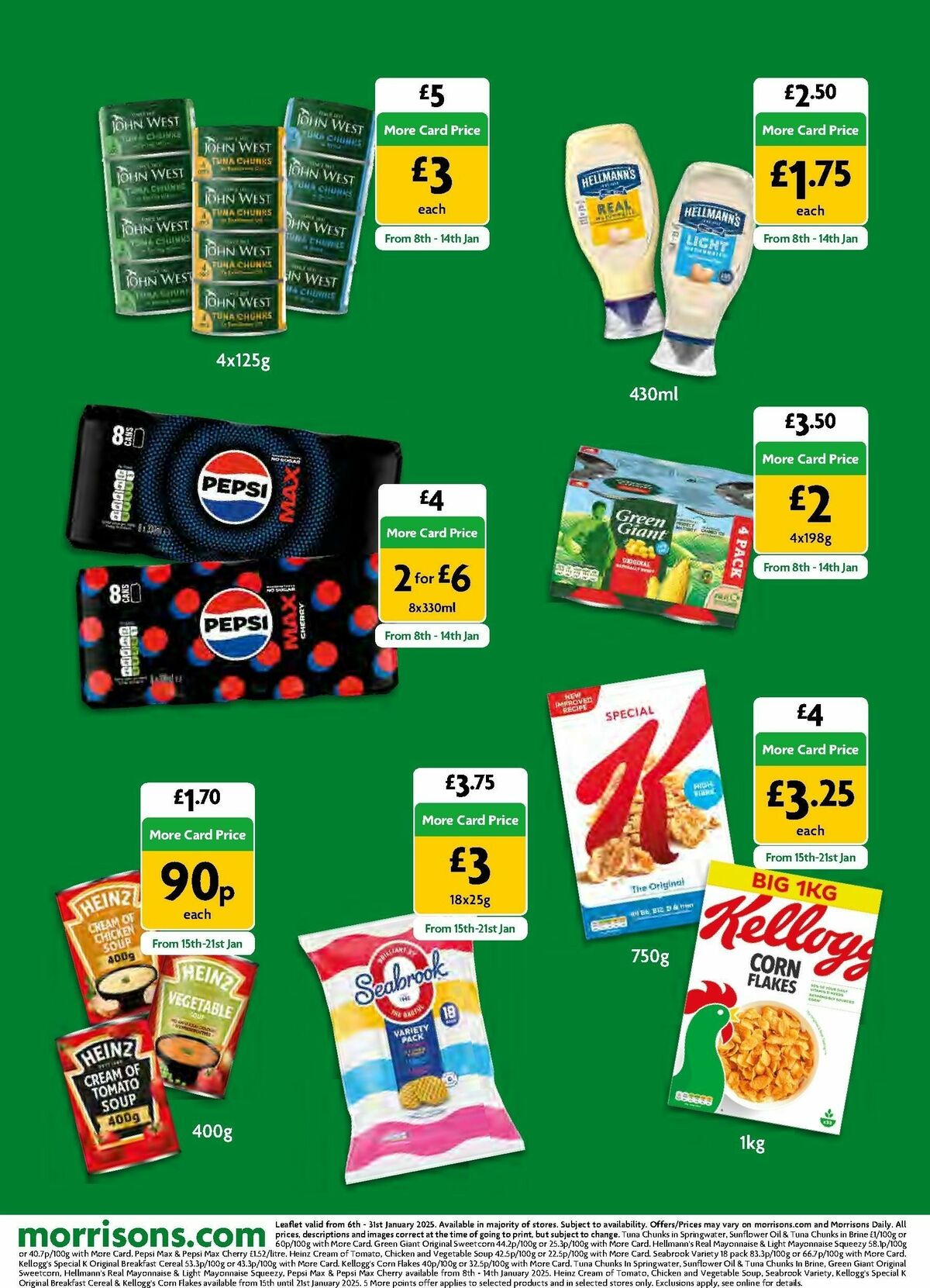 Morrisons Offers from 6 January