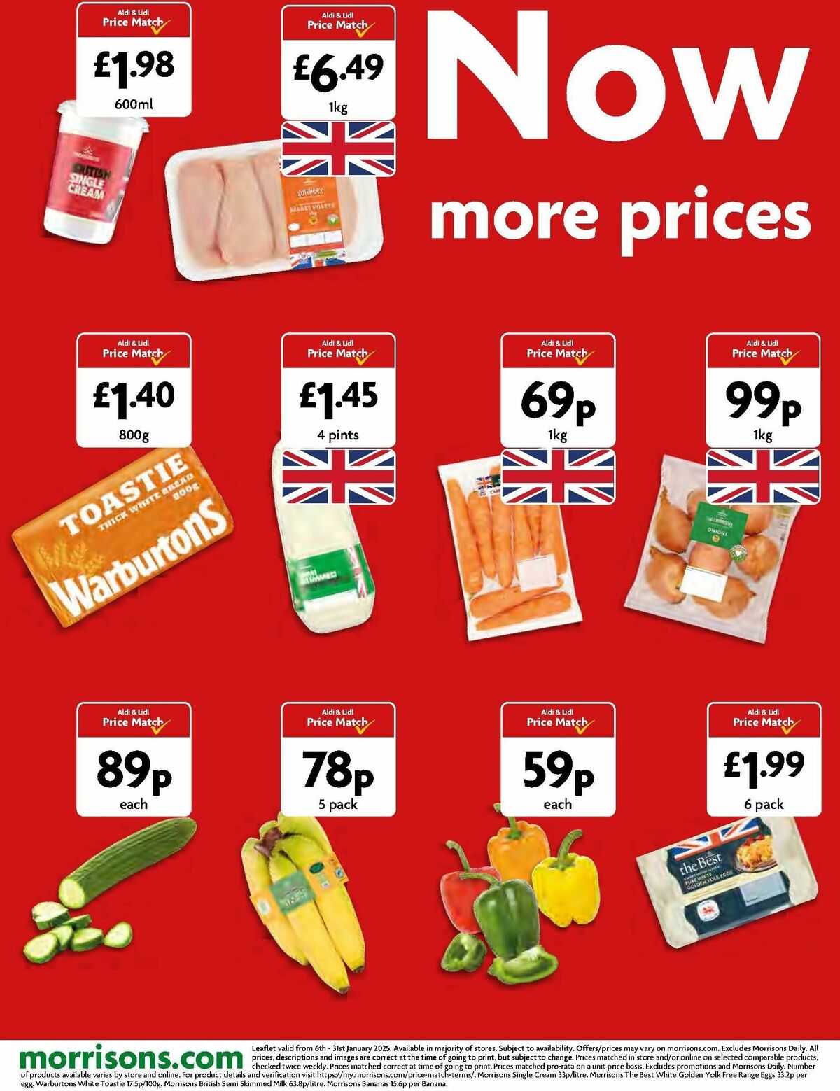 Morrisons Offers from 6 January