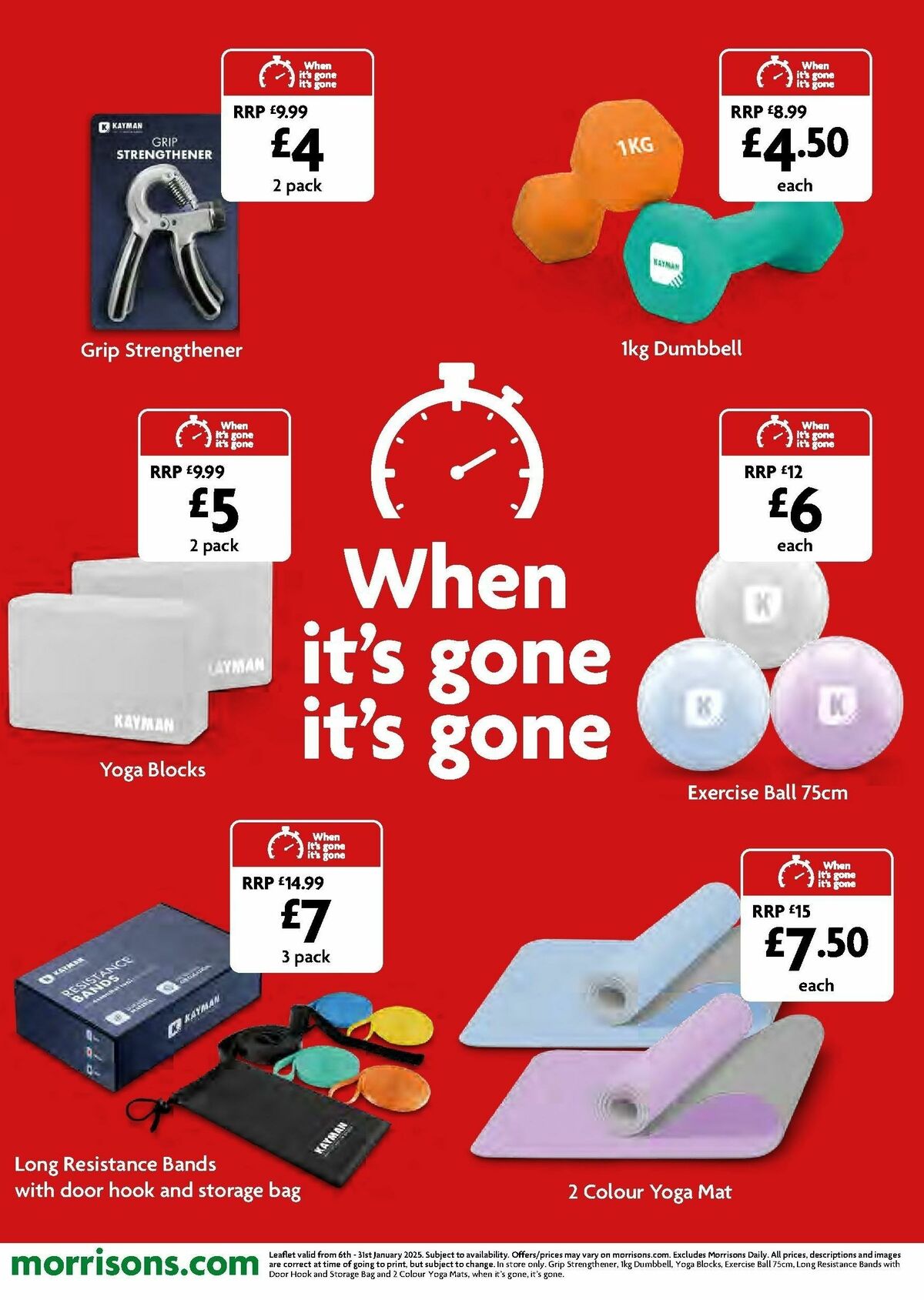 Morrisons Offers from 6 January