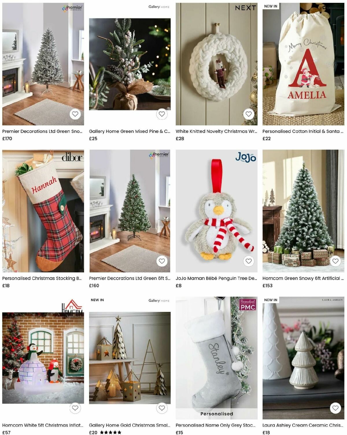 Next Christmas Decorations Offers from 22 November