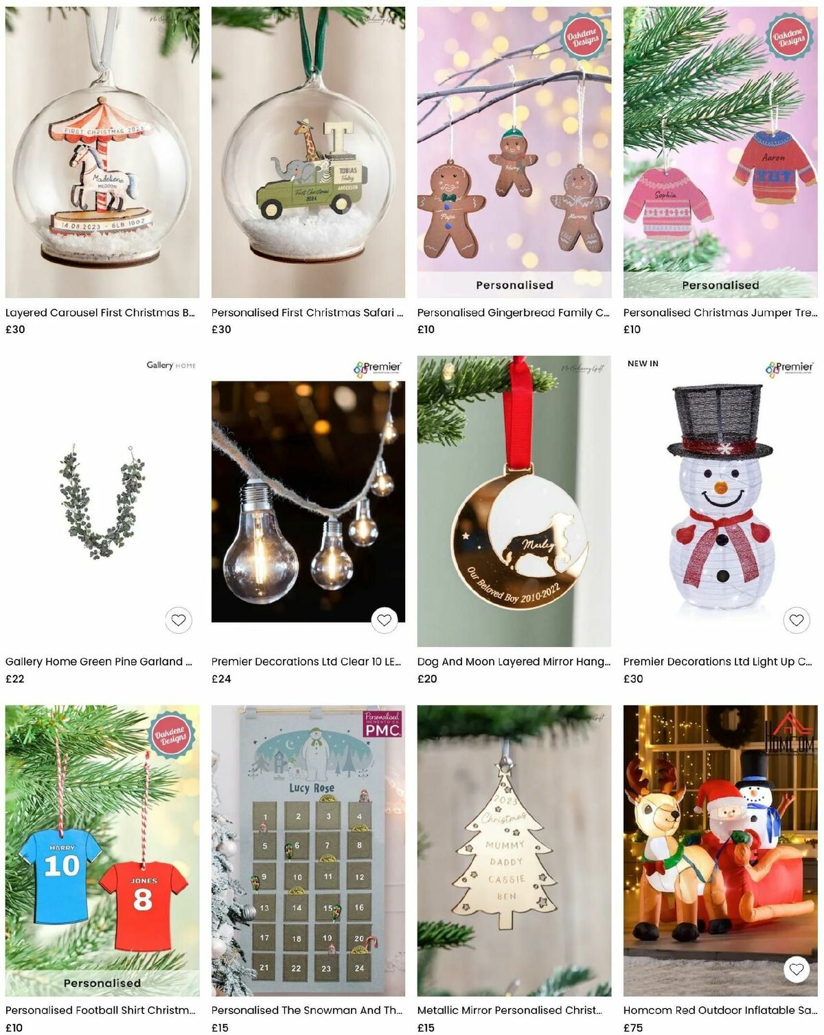 Next Christmas Decorations Offers from 22 November