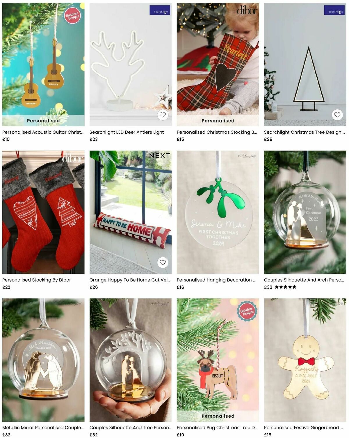 Next Christmas Decorations Offers from 22 November