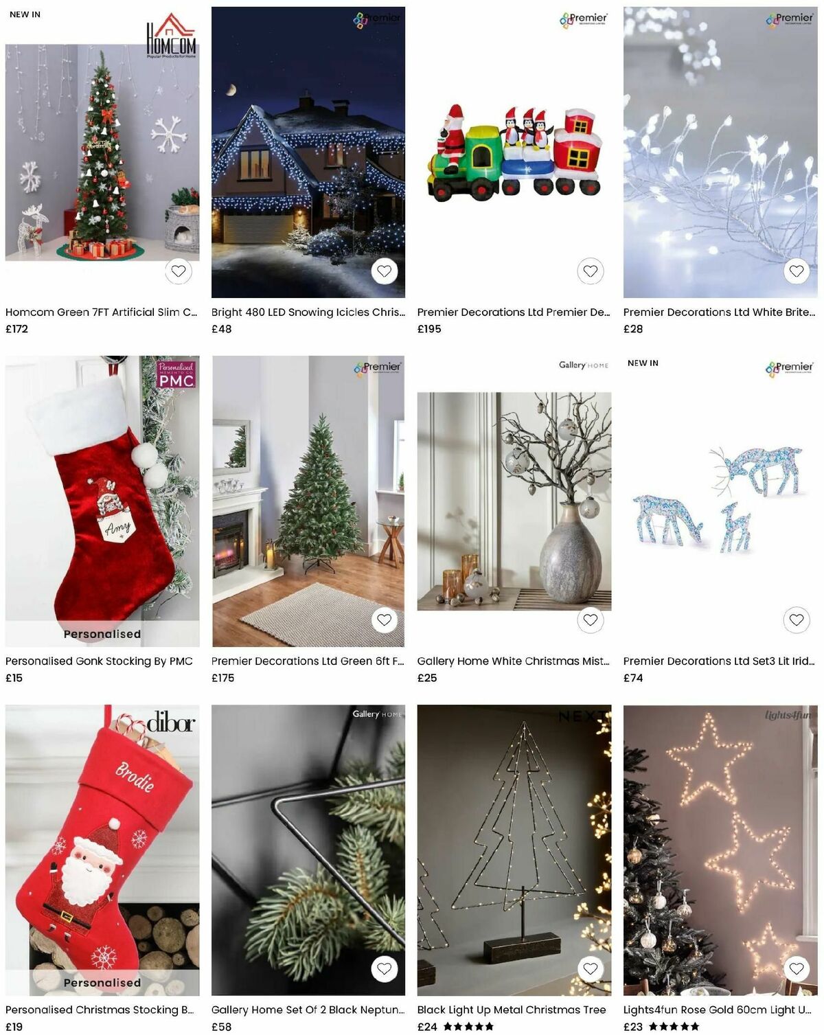 Next Christmas Decorations Offers from 22 November