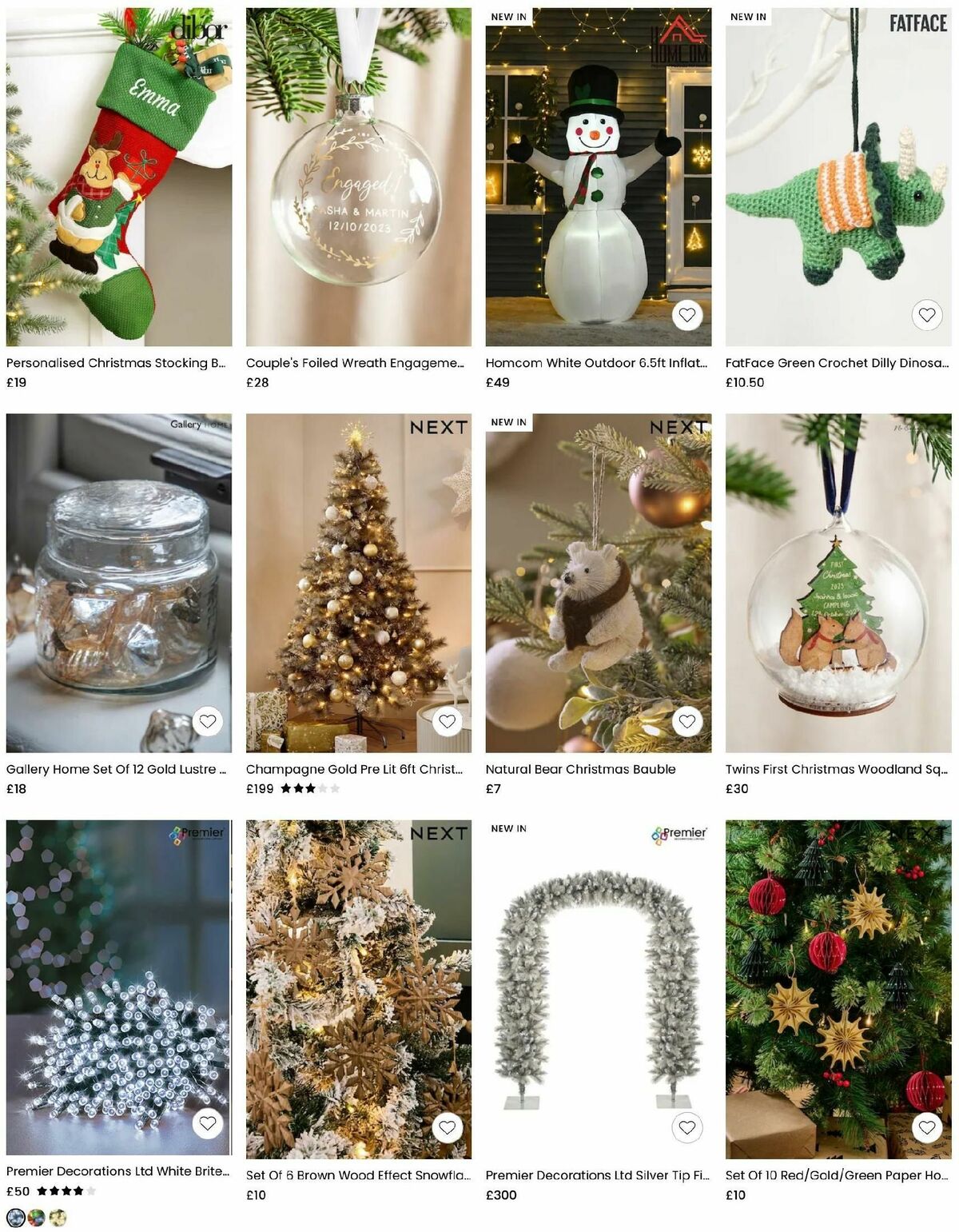 Next Christmas Decorations Offers from 22 November