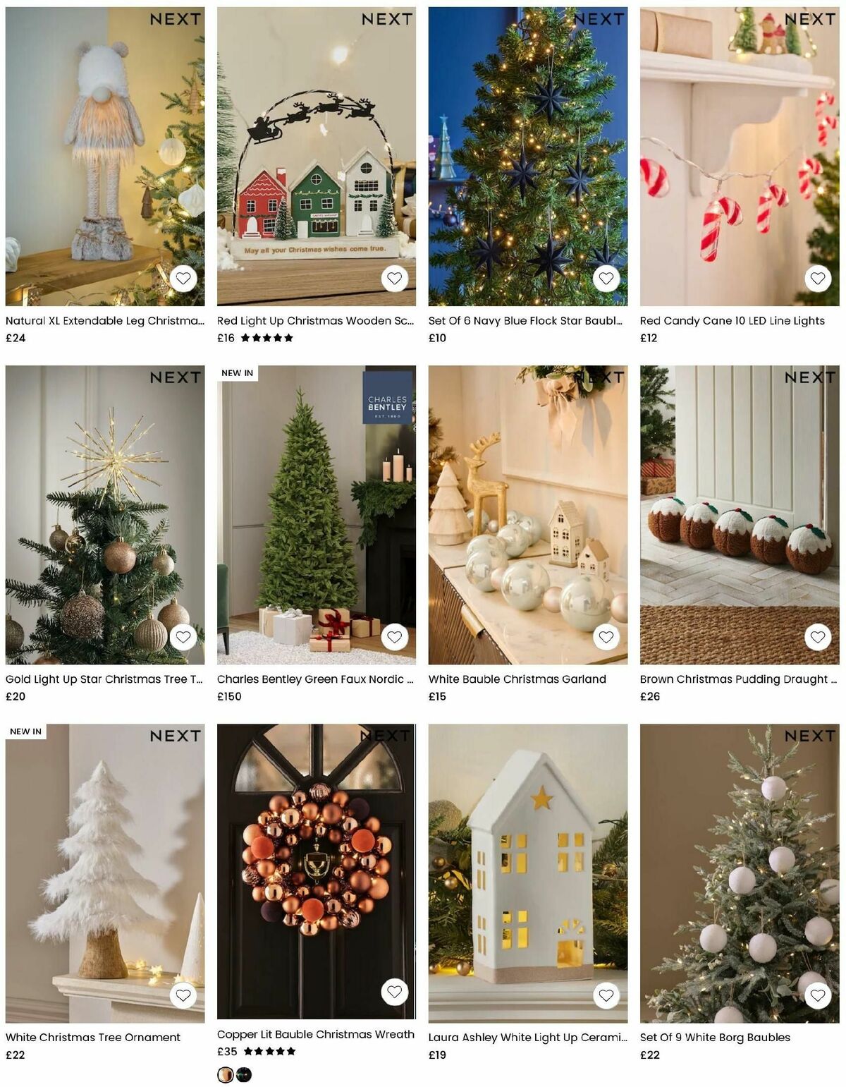 Next Christmas Decorations Offers from 22 November