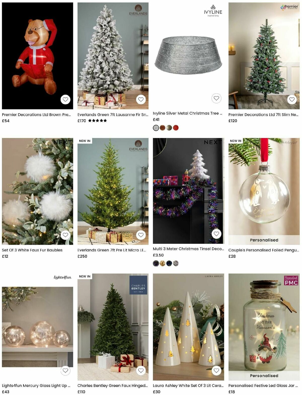 Next Christmas Decorations Offers from 22 November