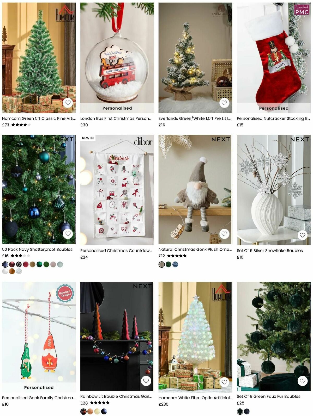 Next Christmas Decorations Offers from 22 November