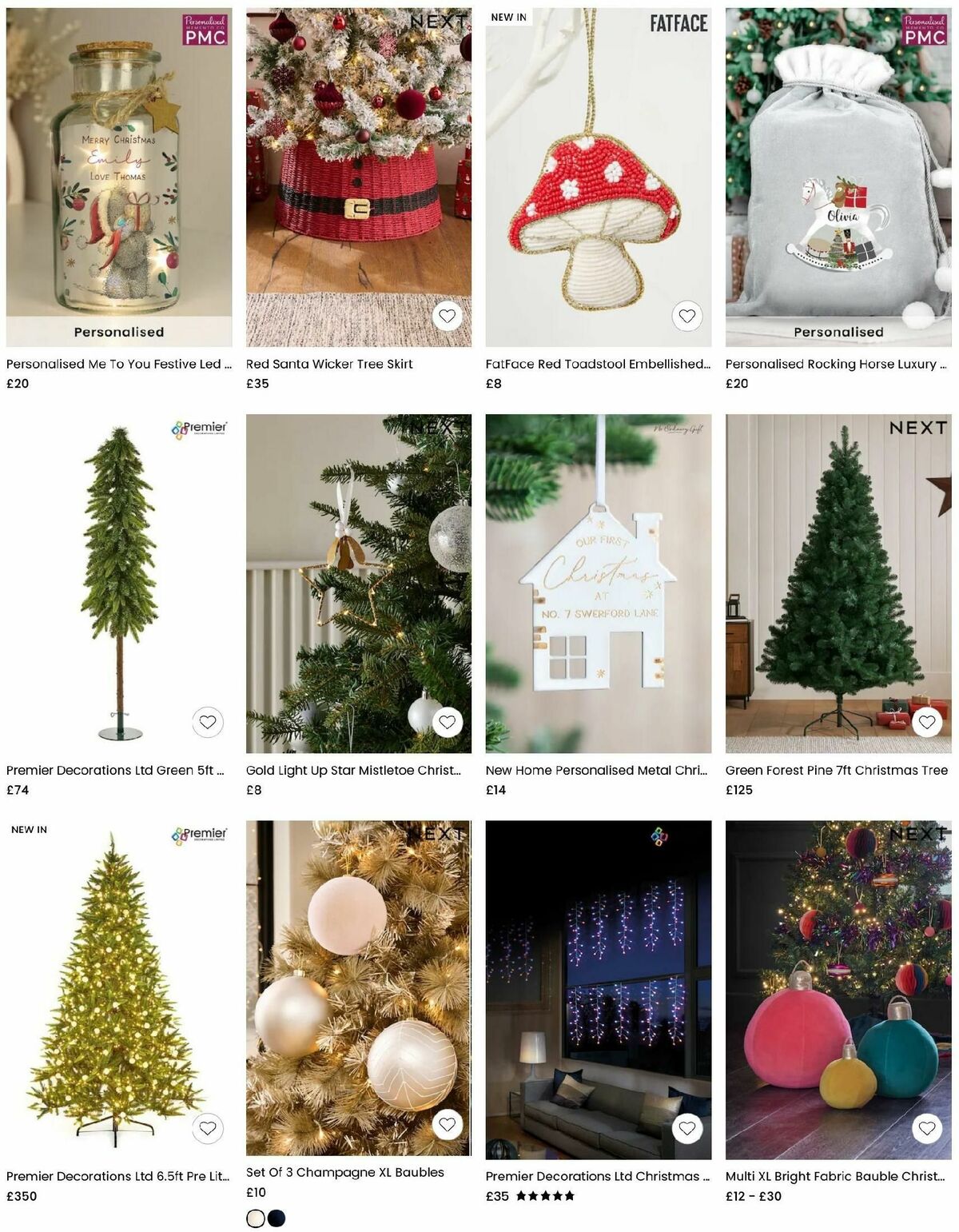 Next Christmas Decorations Offers from 22 November