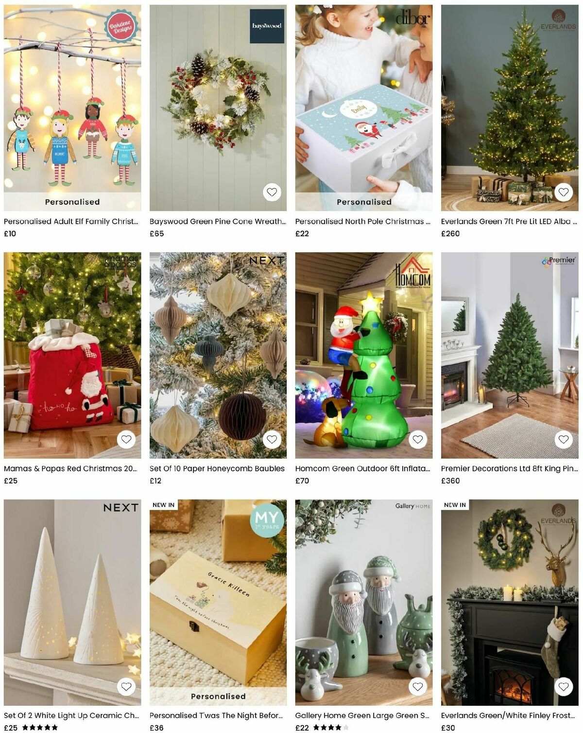 Next Christmas Decorations Offers from 22 November