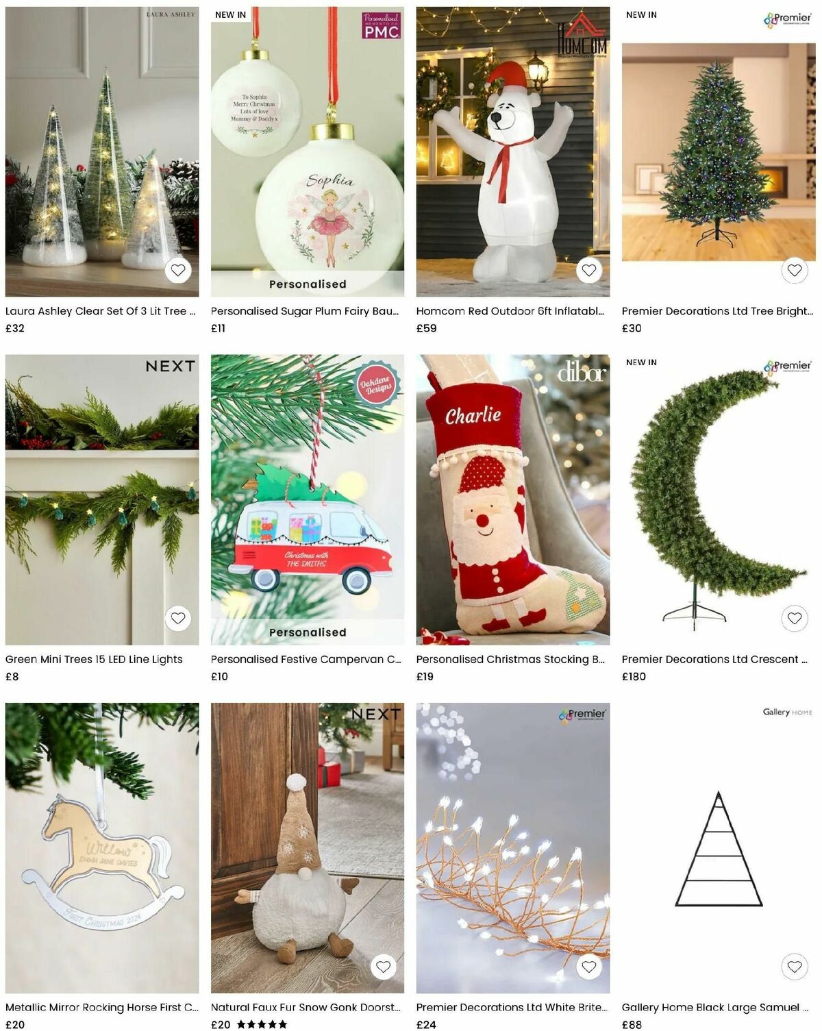 Next Christmas Decorations Offers from 22 November