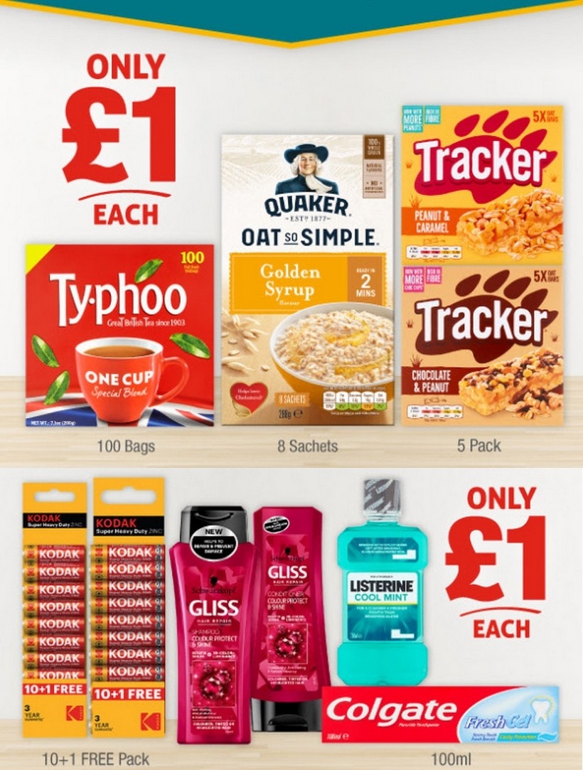 Poundland Offers from 14 April