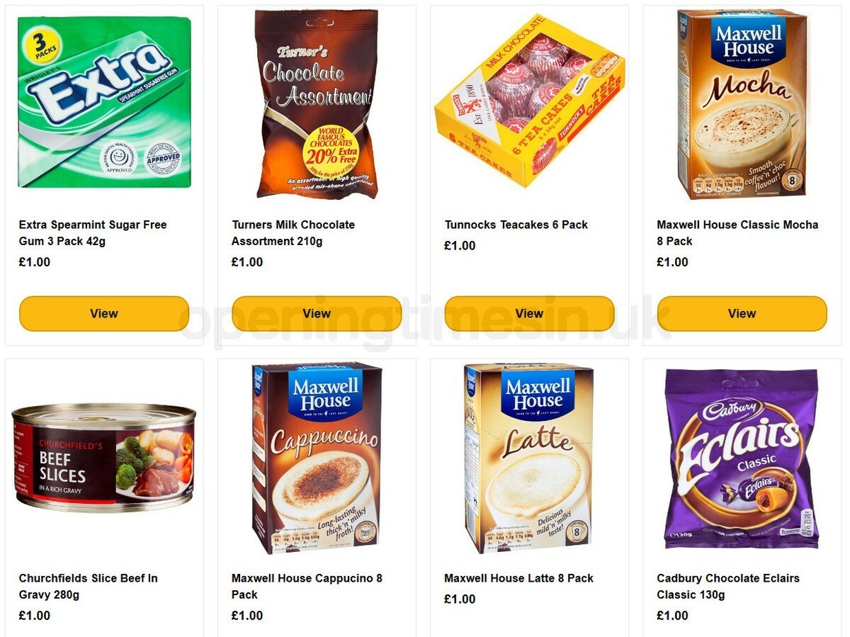 Poundland Offers from 4 August