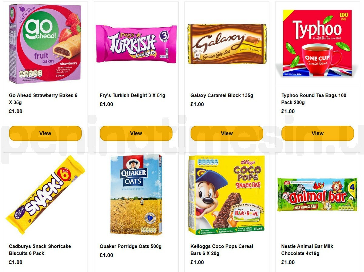 Poundland Offers from 4 August