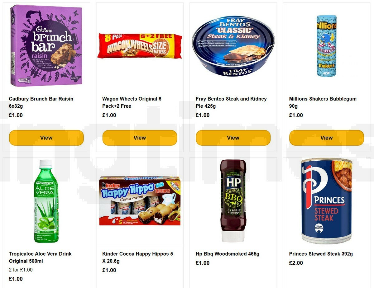 Poundland Offers from 4 August