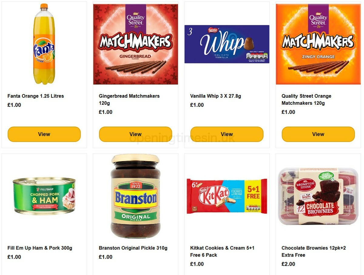 Poundland Offers from 4 August