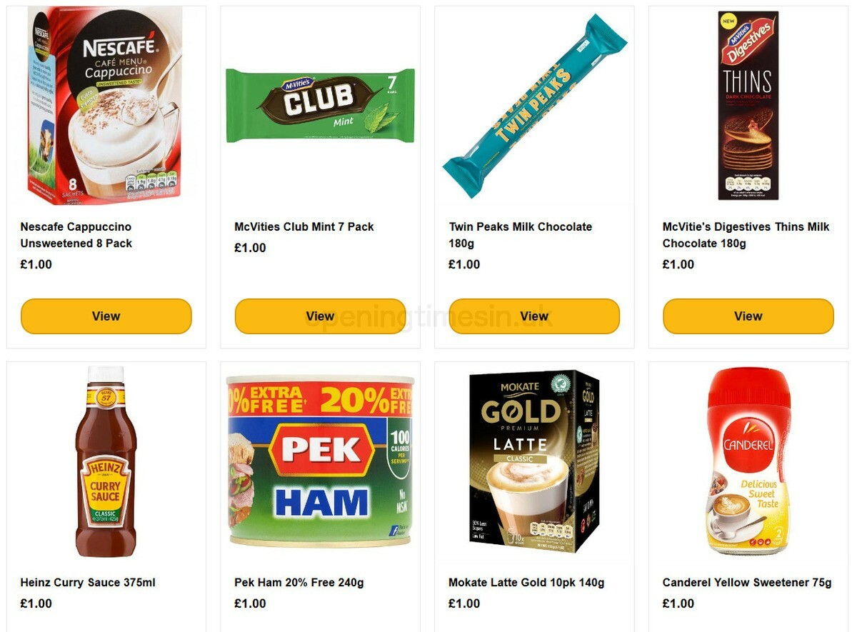 Poundland Offers from 4 August